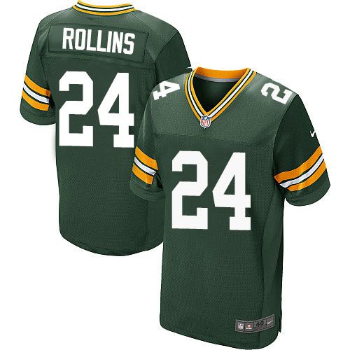 Nike Packers #24 Quinten Rollins Green Team Color Men's Stitched NFL Elite Jersey